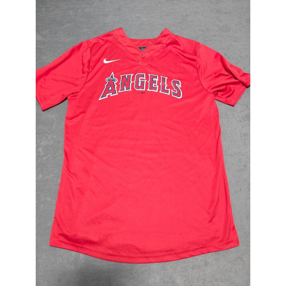 Nike Los Angeles Angels Rosas #5 Mens M Red MLB Baseball Jersey Shirt